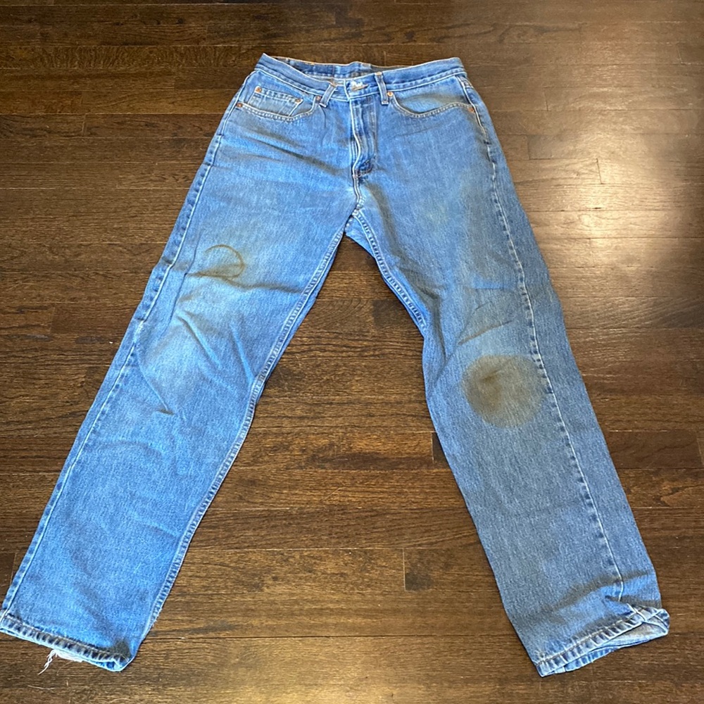 Vintage 90s Levi’s 550 red tab 33x32
